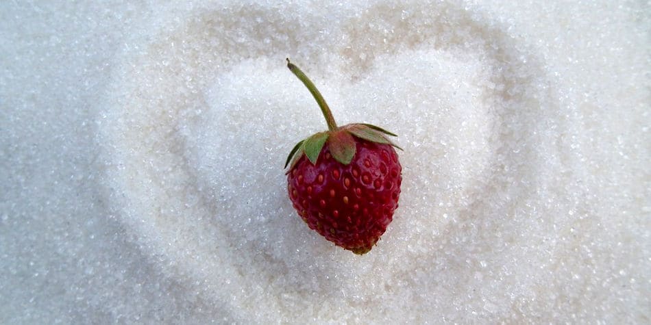 eritritol fructosa con fresa